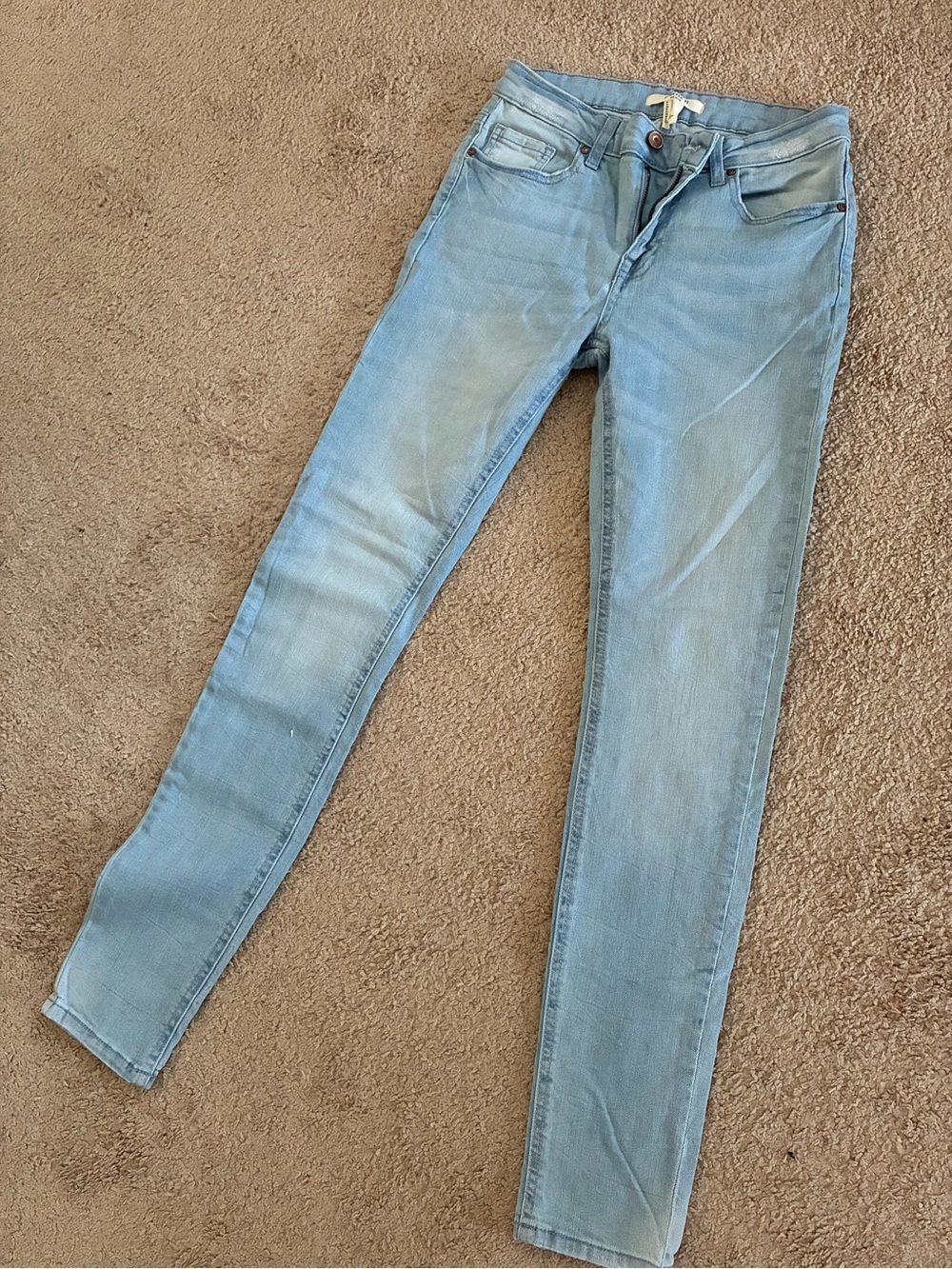 Forever 21 Light Blue Skinny Jeans